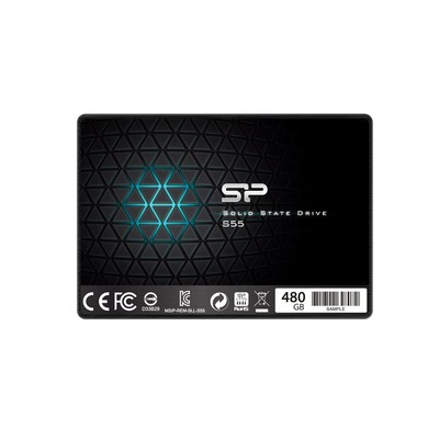 Silicon Power S55 480GB 2.5'' 7mm SATA III Internal Solid State Drive SP480GBS...