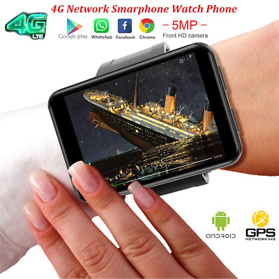 DM100 2.86'' 4G LTE Smart PAD Watch Phone Android7.1 SIM GPS WIFI 5MP Camera S5H3