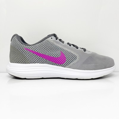 

Nike Womens Revolution 3 819303-009 Серые кроссовки для бега Размер 9,5, Серый, Revolution 3