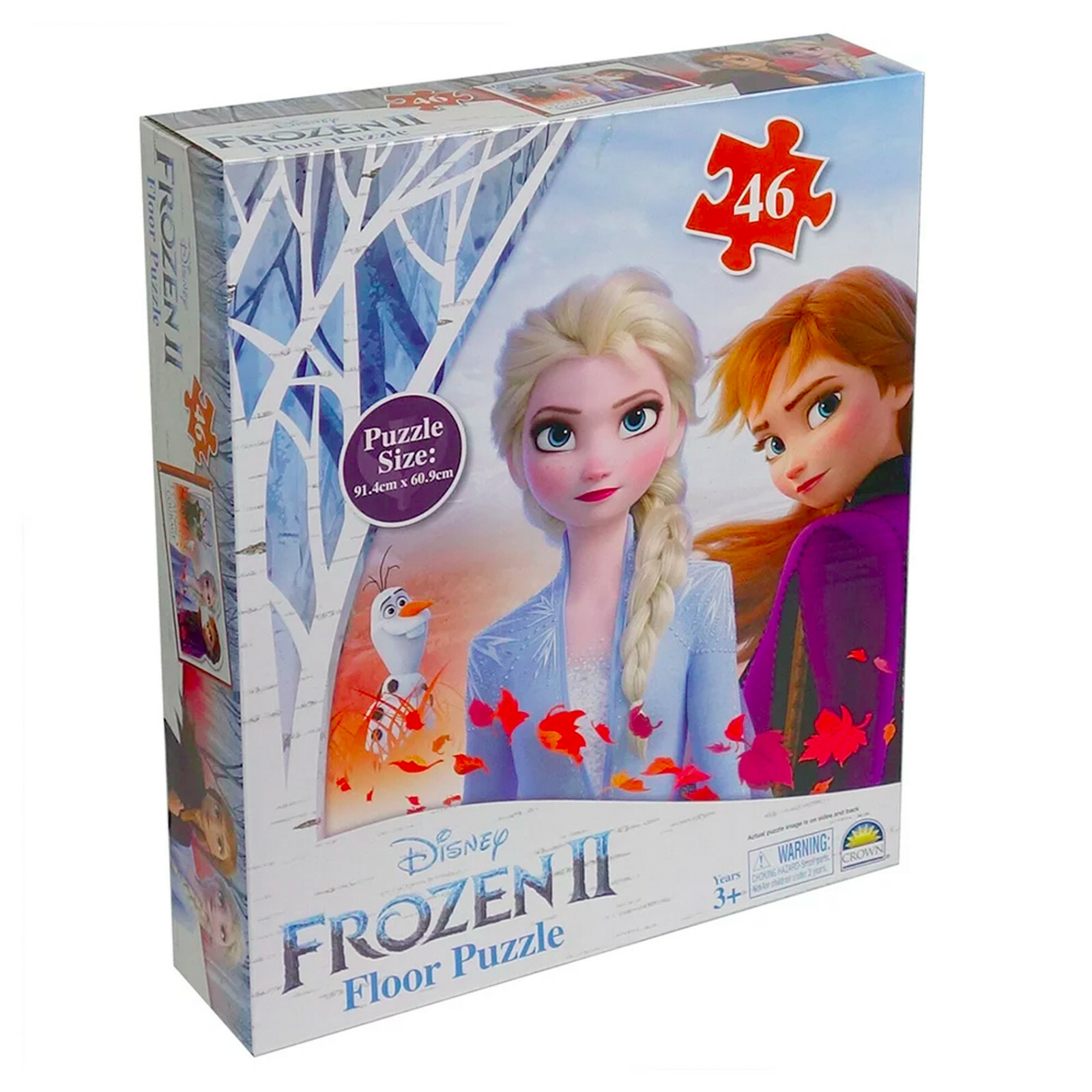 Details About Frozen 2 Floor Puzzle Elsa Anna Olaf Kids Large Disney Jigsaw Game Toy 46 Pieces