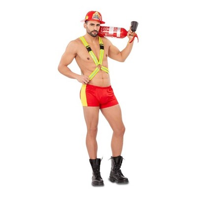 MY OTHER ME FUN COMPANY, SL Sexy Firefighter Costume for Men 9-10 Years