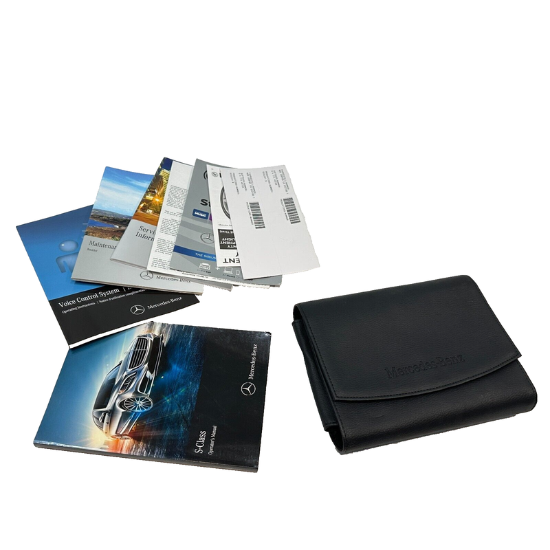 Used 2014 MERCEDES W222 S-Class S550 4MATIC Owner's Manual Set & Case OEM