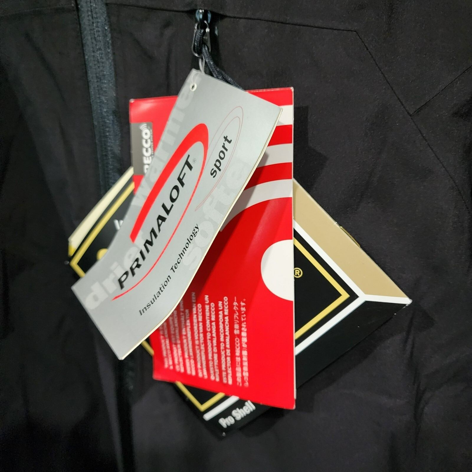 Pre-owned Arc'teryx Arcteryx Sentry Jacket Men's Black, '09 Deadstock Model 7440 Primaloft Pro Shell
