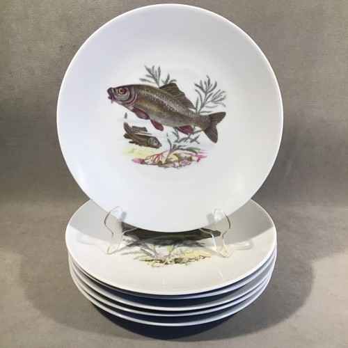 食器 ARABIA - Gustavsberg Fish plate  all color Stig Lindberg – Fladen Fish from Gustavsberg