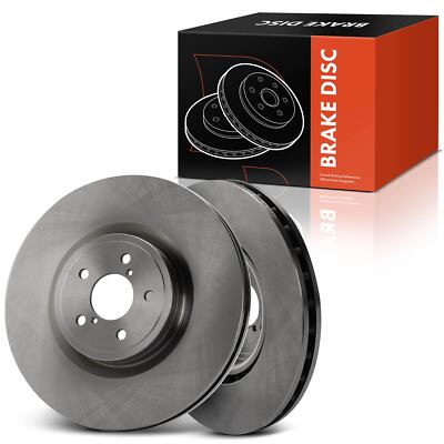 Front Left & Right Disc Brake Rotors for Subaru Impreza 2004 BRZ 17-20 Toyota 86