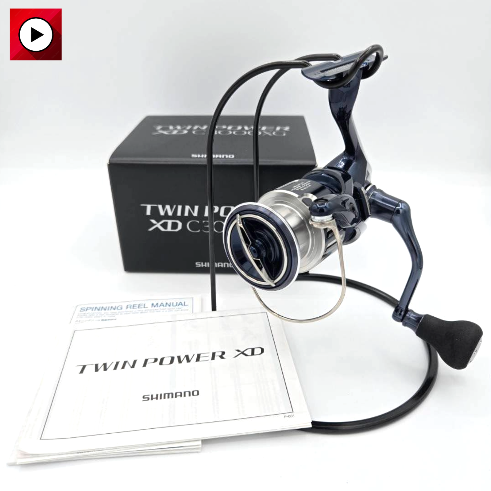SHIMANO 21 Twin Power XD C3000XG w/Box from Japan Used US