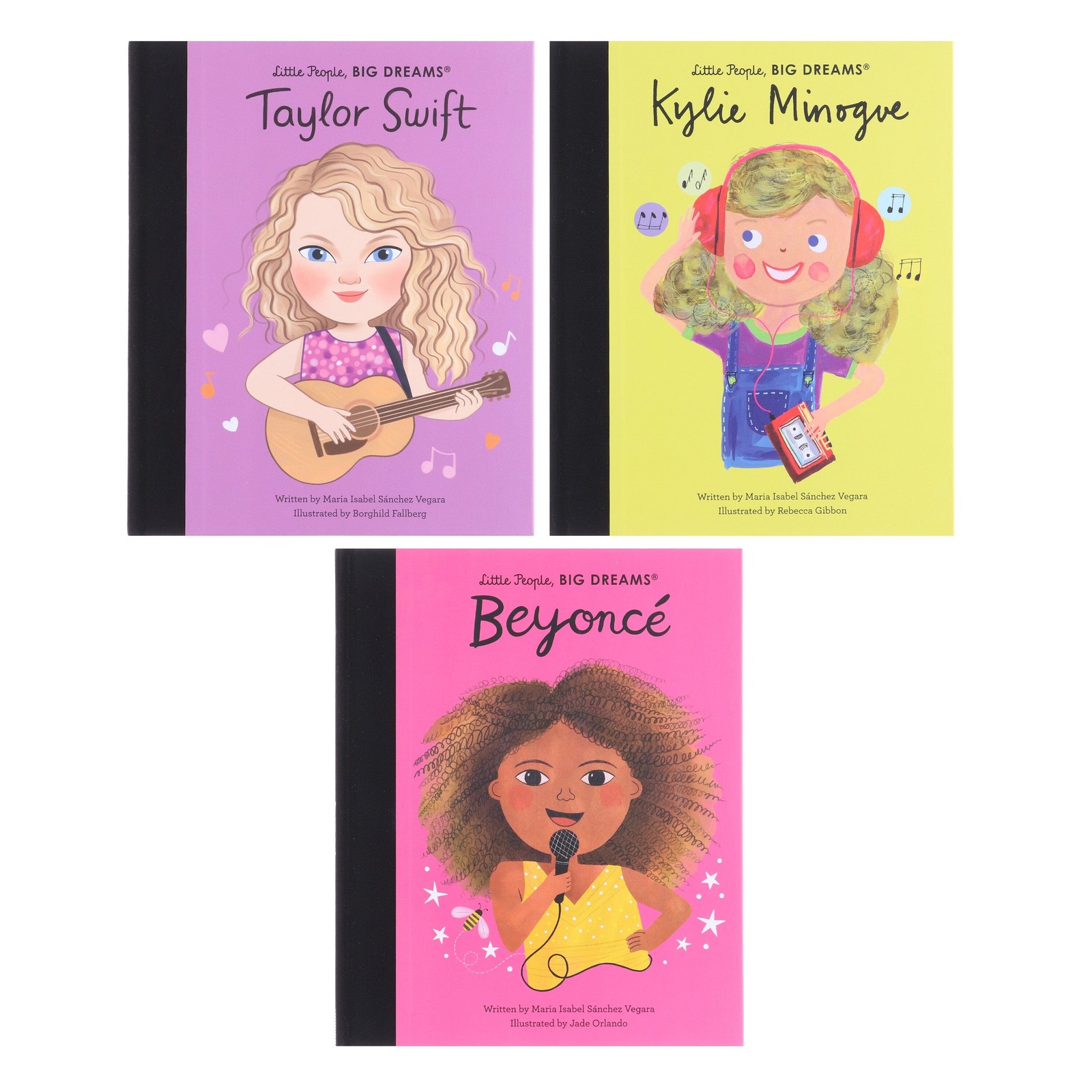 Little People, BIG DREAMS Series By Maria Isabel Sanchez Vegara 3 Books - HB
