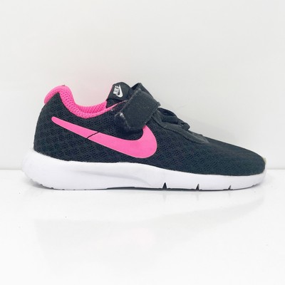 

Nike Girls Tanjun 818386-061 Черные кроссовки для бега, размер 7C, Черный, Tanjun