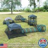 ITENT Collapsible Cat Play Tunnel and House - 2 Tunnels + Cube for Indoor and Outdoor, Easy to Connect with Cat Tent