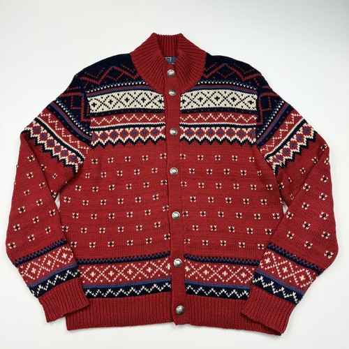 Men's Vintage Polo Ralph Lauren Buffalo Nickel Fair Isle