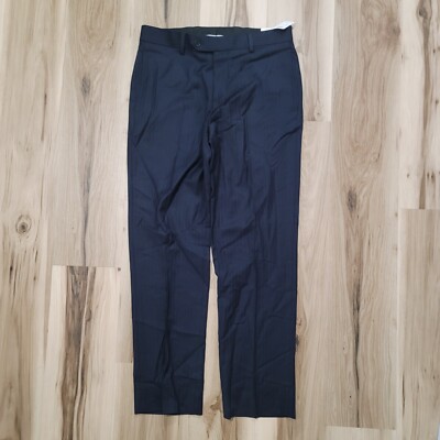 Brooks Brothers Explorer Regent Fit Dress Pants Mens 32x30 Navy Blue Stripe