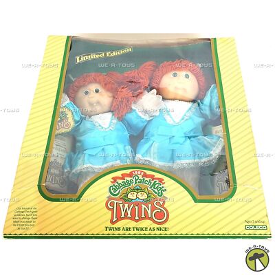 Cabbage Patch Kids Twins RedHead Limited Edition 1985 Coleco #3901