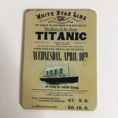 White Star Line Titanic Magnet Ocean Liner  Boats Fridge Magnet