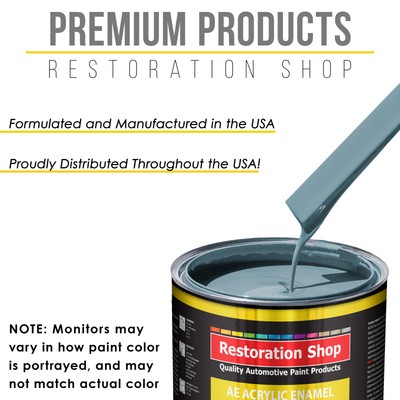 Restoration Shop Glacier Blue Acrylic Enamel Gallon Kit, Auto Paint