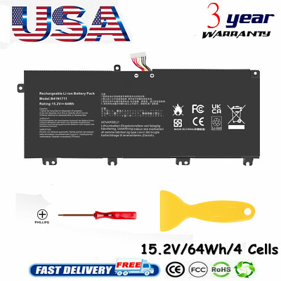 Battery For ASUS ROG Strix GL503 GL503VD GL503VM GL703VD GL703VM ZX63V  B41N1711