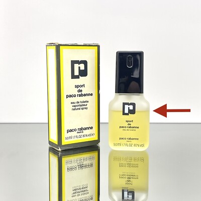 Sport de Paco Rabanne Men EDT 1.7oz-50ml Spray Discontinued - Vintage (BB09