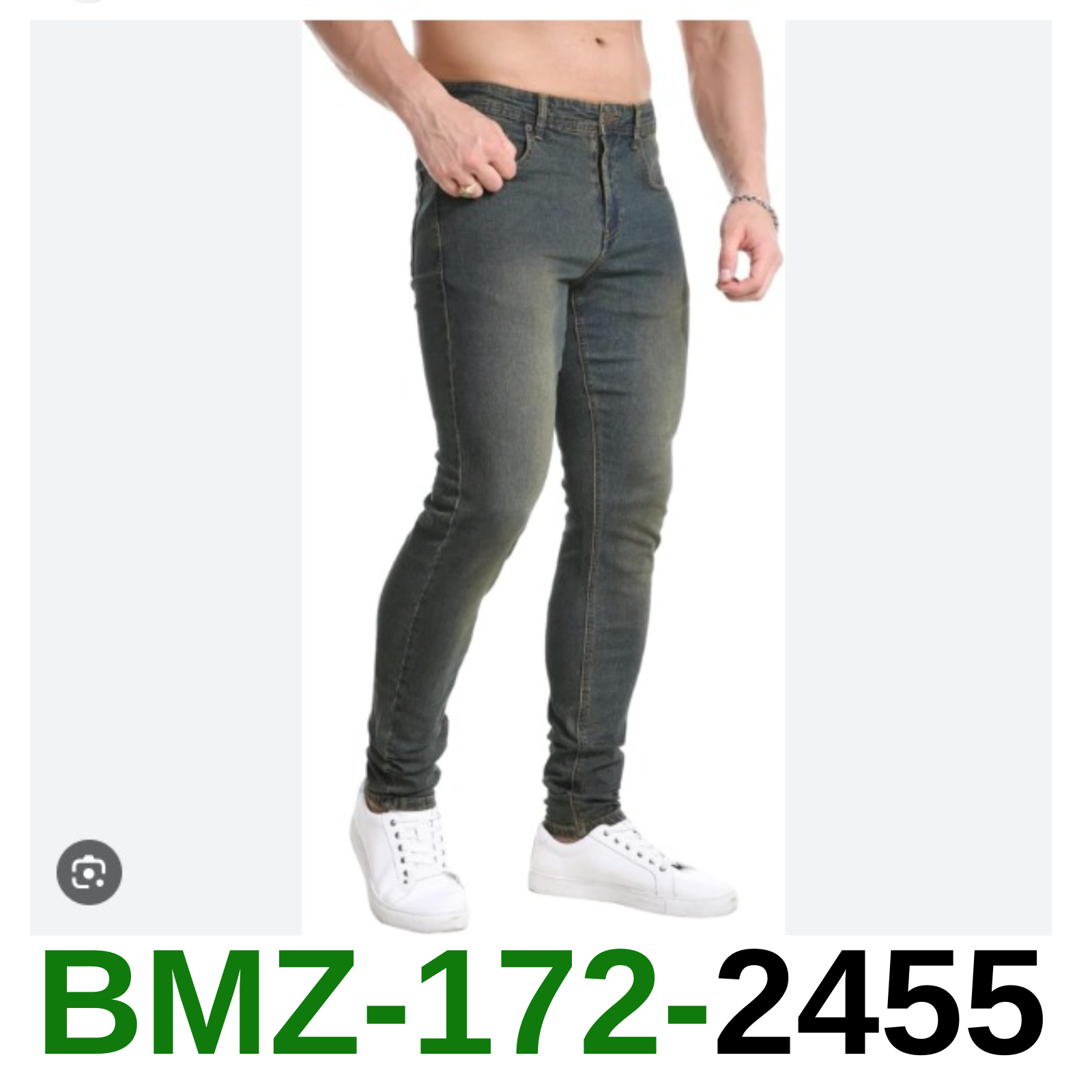 TEGIAS Mens Slim Fit Stretch Jeans Classic Comfort Regular Fit,Grey XL/34X33