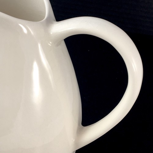 Vtg RUSSEL WRIGHT Iroquois Water Pitcher Sugar White REDESIGNED Mid Century