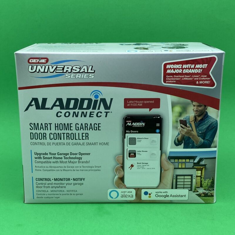 GENIE ALADDIN CONNECT SMART HOME GARAGE DOOR CONTROLLER ALKT1-RB