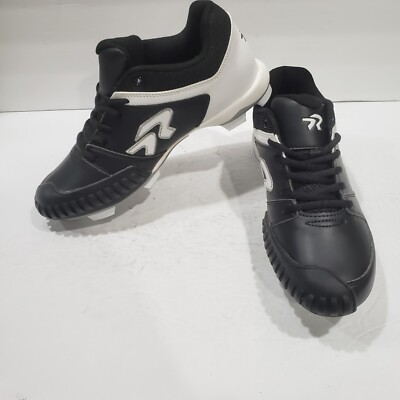 Ringor Womens Flite Softball Pitching Toe Molded Cleats 9 (Fits 8.5) Black NEW