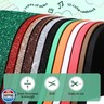 Feifeiya 48 Pack EVA Foam Sheets Crafts, 7.87 x 11.81 Inch Assorted Colors Glitter Sparkles Foam Paper for Classrooms Scrapbook Gift DIY Cutters Card Handicraft(Multicolor)