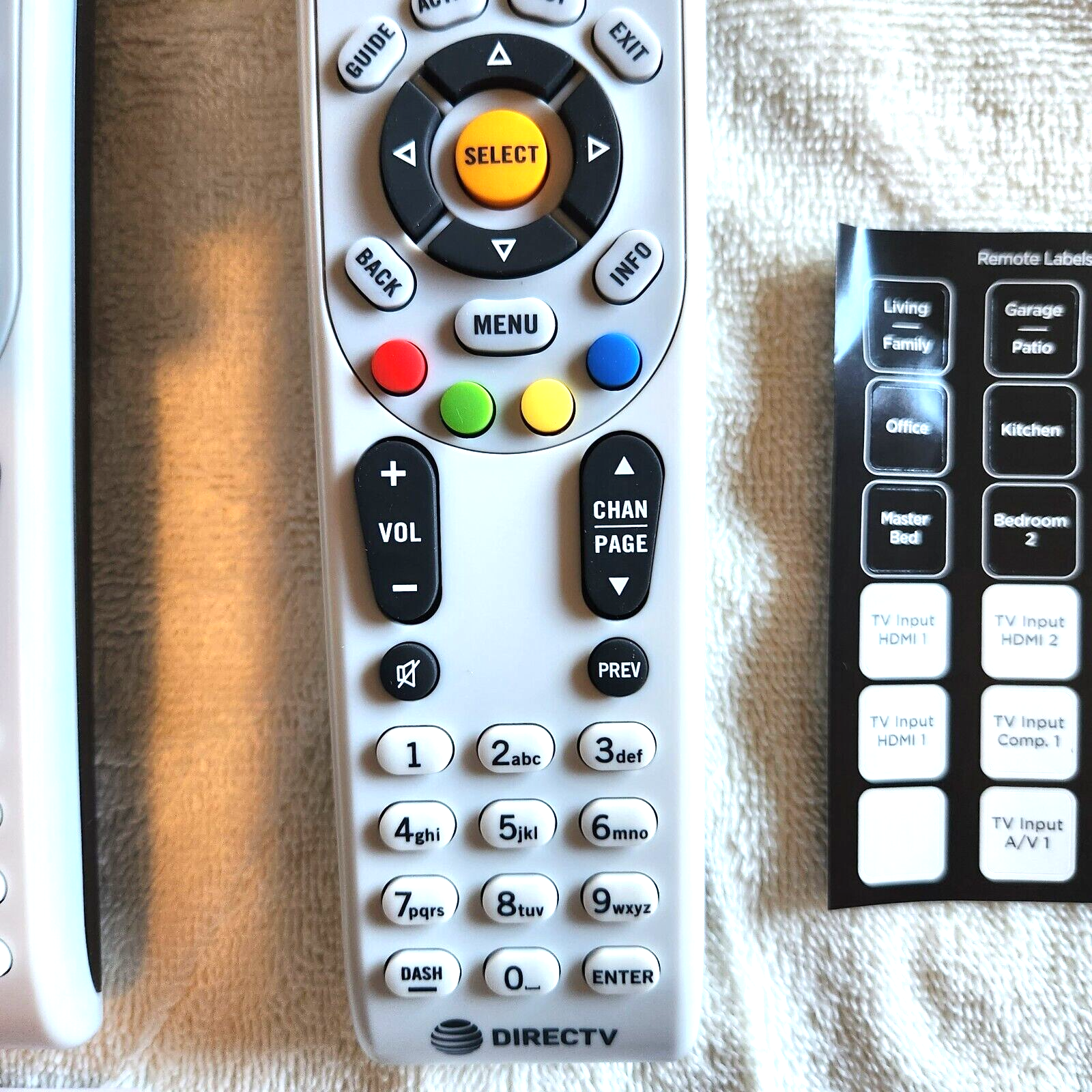 DIRECTV RC66RX / LOT OF 2  IR/RF UNIVERSAL REMOTE CONTROLS / BATTERIES INCLUDED!