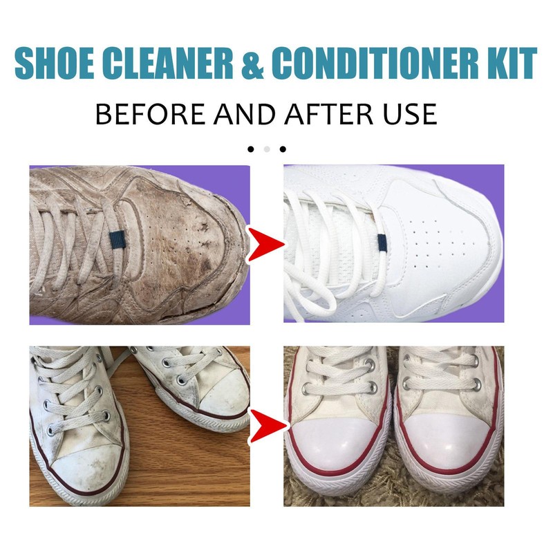 Shoe Cleaner Kit Foamzone 150 Shoe Cleaner Remove Stain, Dirt, and Grime