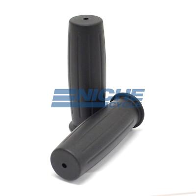 115mm Retro Amal Style Motorcycle Grips Triumph Norton Cafe Vintage 7/8''