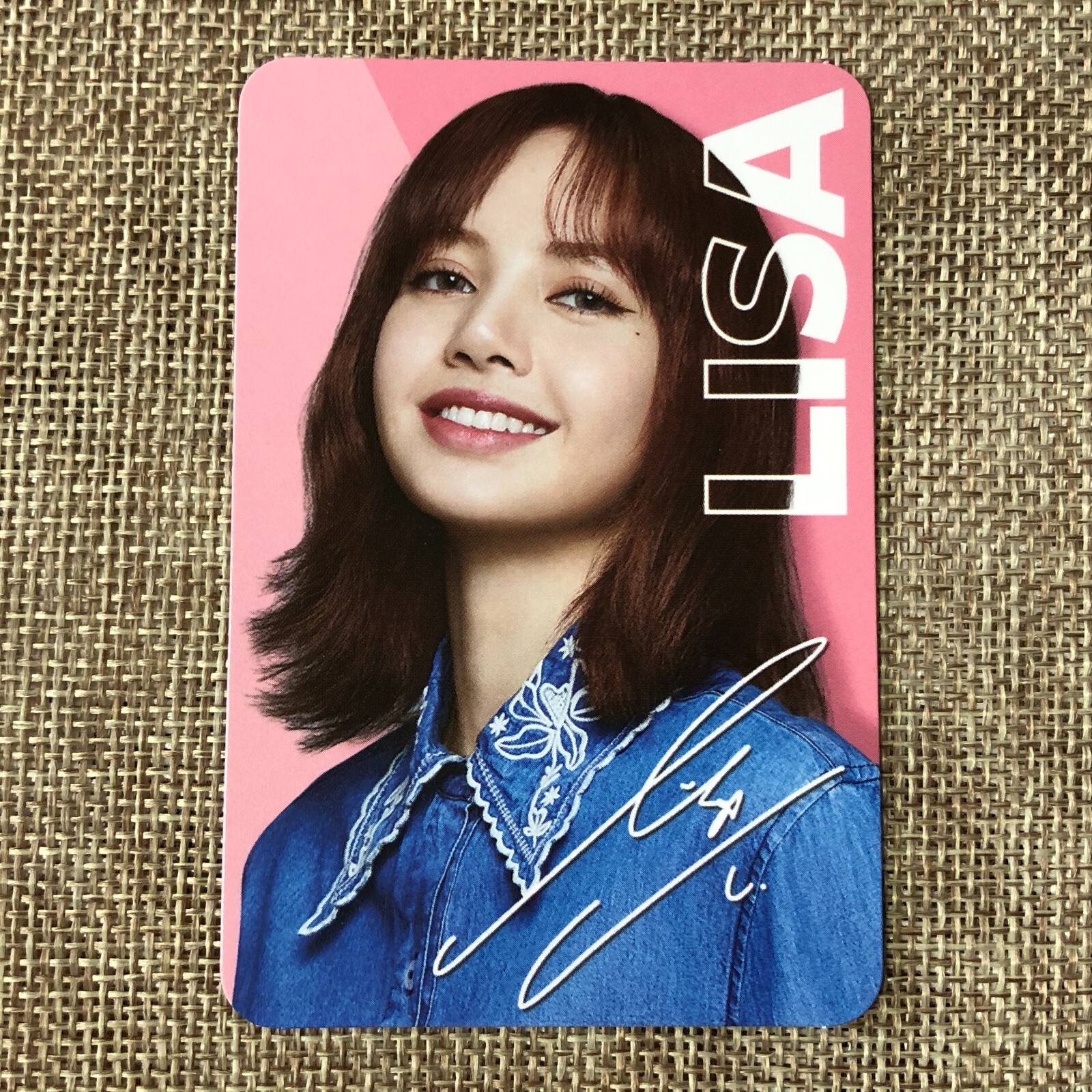 トレカ BLACKPINK リサ 公式通販 LISA チェキ YG公式BLACKPINK ボイス 