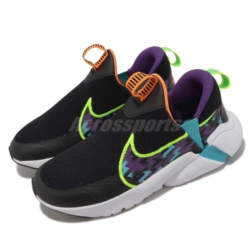 Nike Flex Plus 2 NN SE GS Black Volt Teal Детские молодежные кроссовки FB2354-001