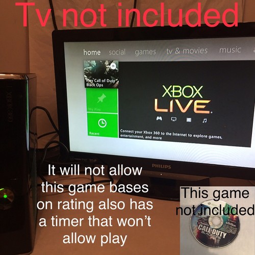 Xbox 360 250GB Kinect special edition HAS Parental code on