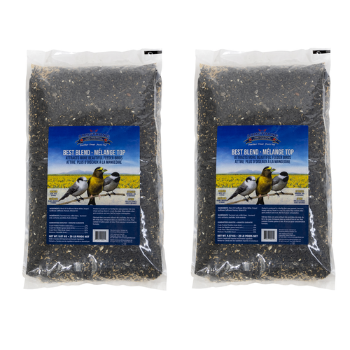 Armstrong Wild Bird Food Best Blend Bird Seed Mix, 20lbs (Pack of 2)