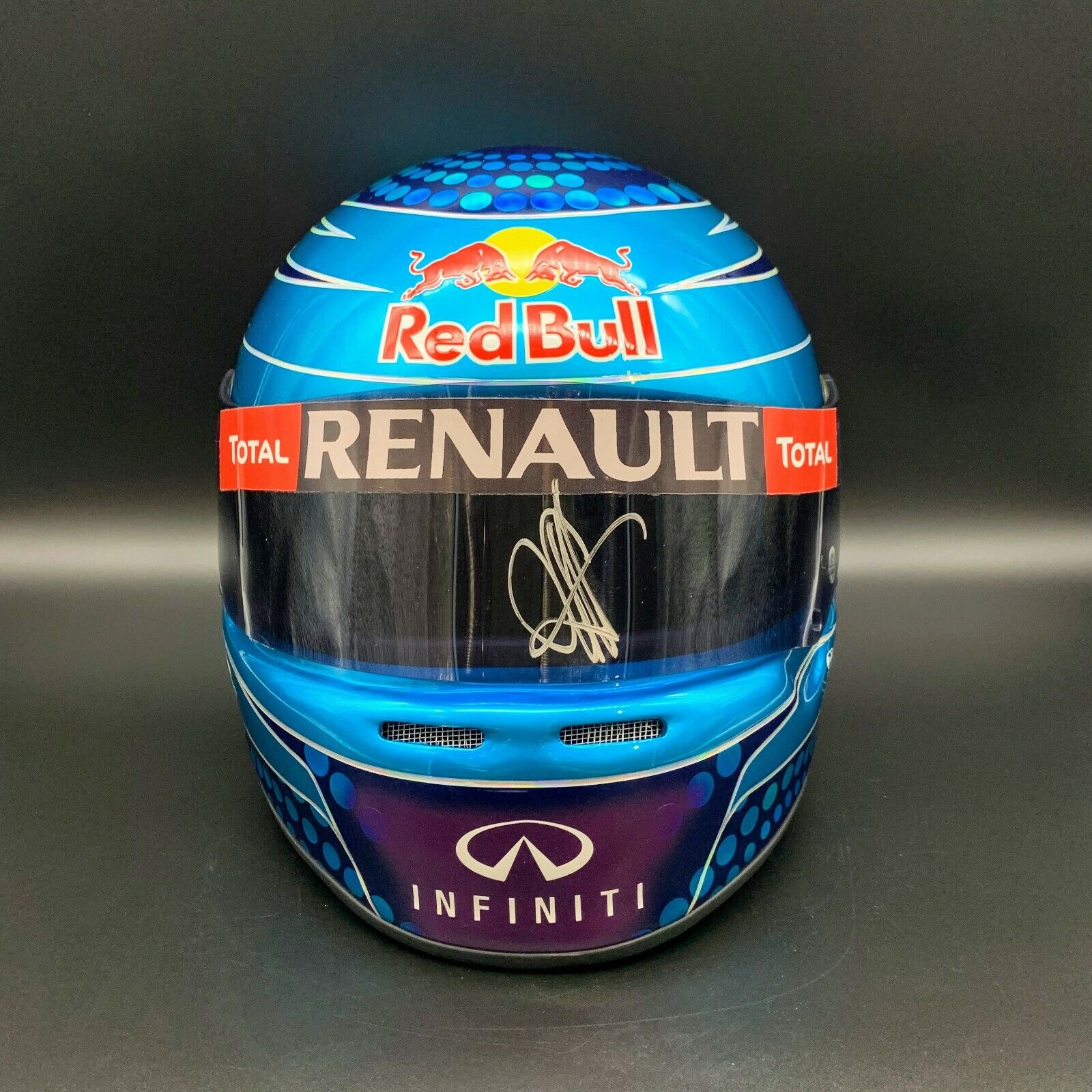 Sebastian Vettel Signed Helmet Visor 2013 Redbull Display 1 Sebastian Vettel Signed Helmet Visor 2013 Redbull Display 1