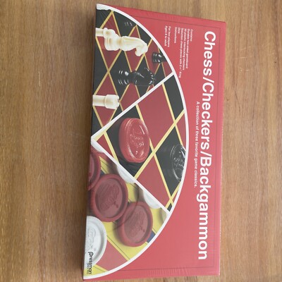 Chess / Checkers board game, new in box, pressman toy company, brand new!