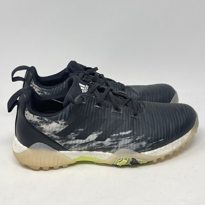 Adidas CodeChaos Golf Turf Shoes Mens 10 Core Black Pulse Lime Sneakers GZ6010