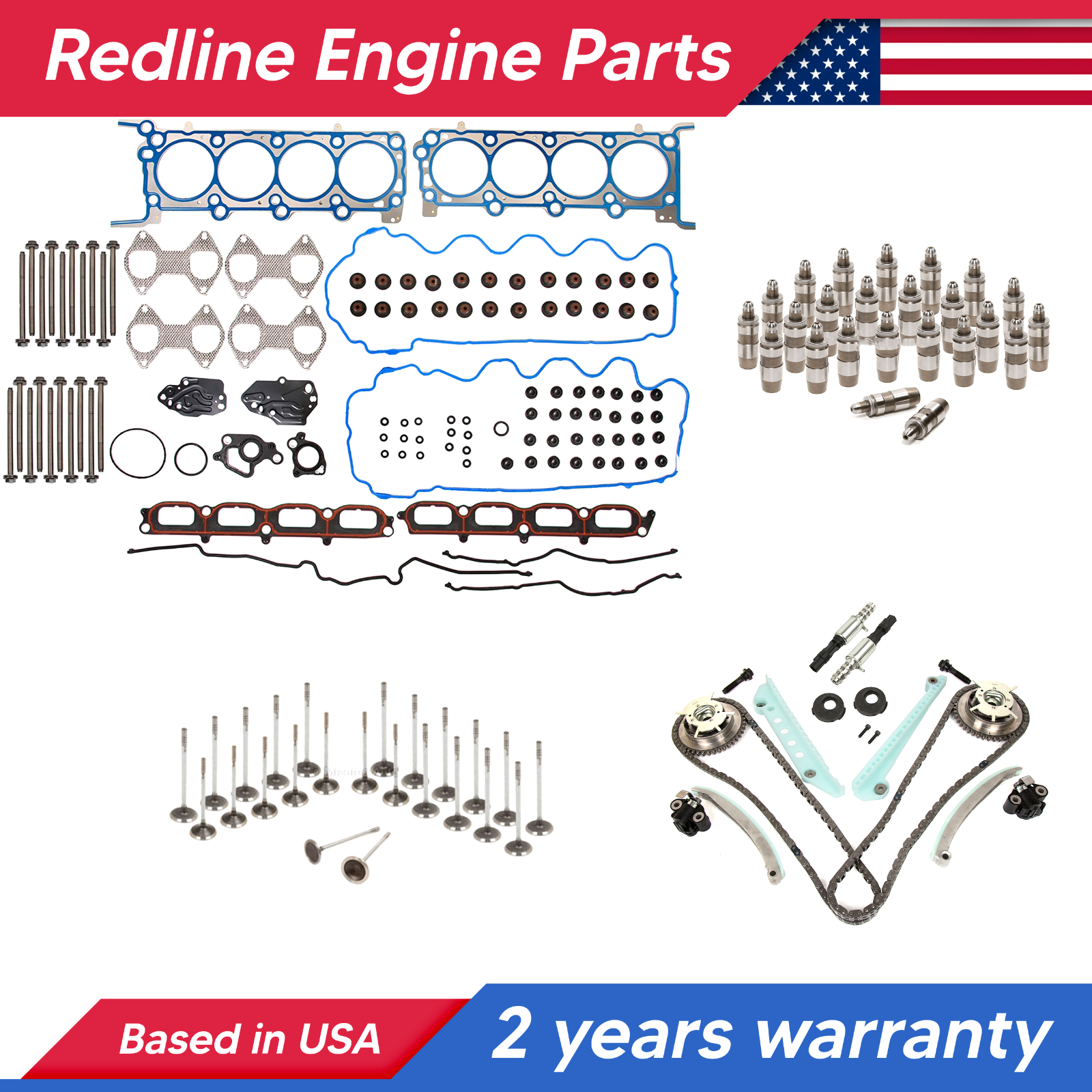 5.4 TRITON TIMING & VALVE REPLACEMENT KIT - FORD 5.4L 24V 3-VALVE F150 NAVIGATOR