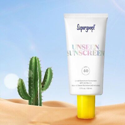 Supergoop! Unseen Sunscreen SPF-40 1.7 oz/50ml For Beard 