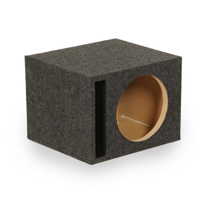 QPower QBASS Dual Vented 12 Inch Heavy Duty MDF Material Single Car Audio Sub...