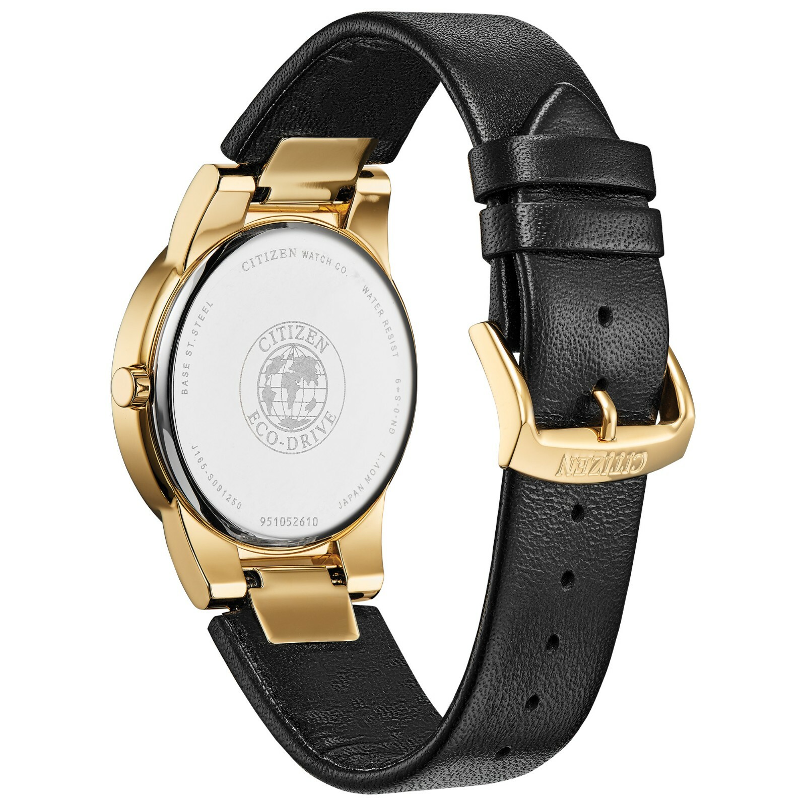 Citizen Eco-Drive Axiom Men's Black Leather Date Display 40mm Watch