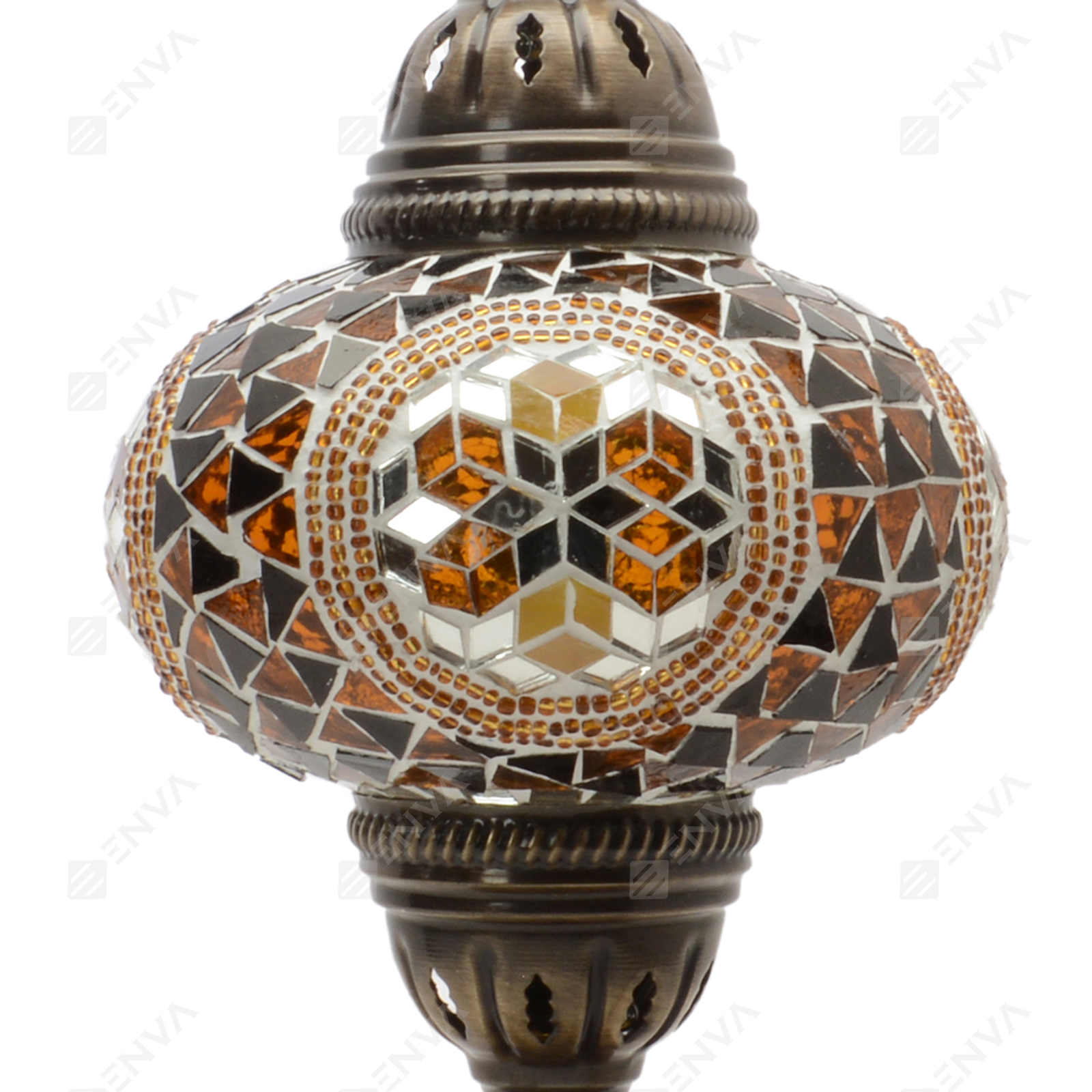 Handmade Turkish Moroccan Mosaic Table Bedside Tiffany Desk Lamp Light Large - Picture 19 of 24