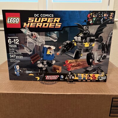 New Sealed Lego DC Super Heroes Gorilla Grodd Goes Bananas 76026 Retired