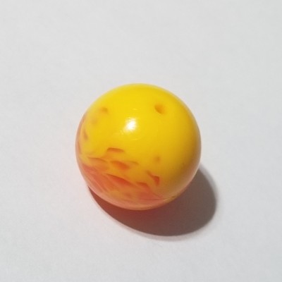 LEGO Technic Bionicle Ball Yellow with Red Orange Design 16.5 mm Part 54821