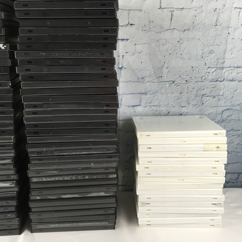 Lot of 106 Empty DVD Cases Including Doubles Blu-Ray VGC Clean