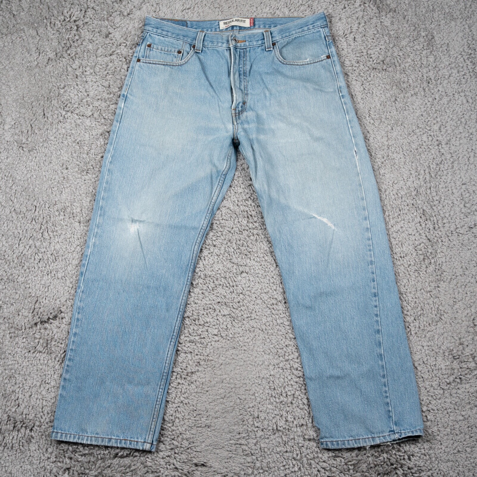 【Levi's 505】 ライトブルーデニム W 36 L32 Levi's】リーバイス 505 ジーンズ デニムパンツ 古着 アイス