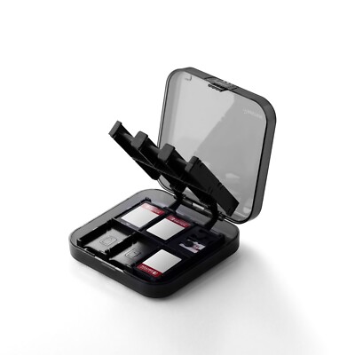 Game Card Storage Protective Hard Case Box For Nintendo Switch 24-in-1 Black