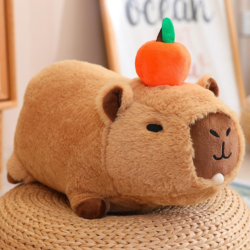 Capybara Rodent Plush Toy Soft Stuffed Capybara Animal Mammal Simulation Toy