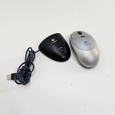 Logitech Cordless Click! USB Wireless Optical Mouse Fast RF Optical