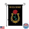 12x18 Inch Run For The Roses Garden Flag, Double Sided Seasonal Holiday Outside Party Decoration Yard Outdoor Sign (run2)