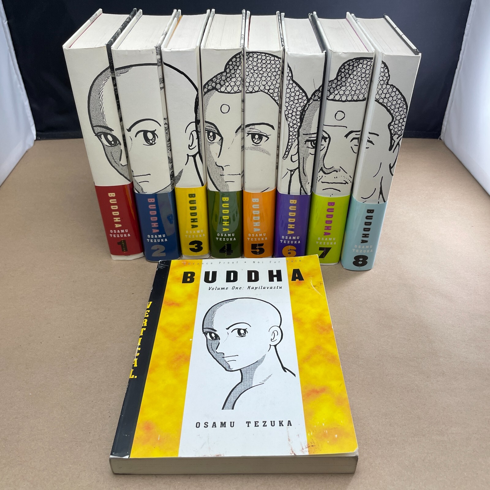 Buddha Vol 1-8 Full Set + Rare Preview Osamu Tezuka 1st Buddha Vol 1-8 Full Set + Rare Preview Osamu Tezuka 1st