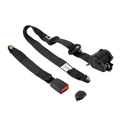 3 Point Style Retractable Automatic Car Seat Lap Belt Adjustable For Truck Bus